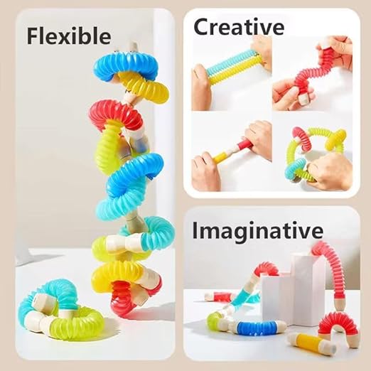Flexible Magnetic Sticks Building Blocks for Kids Toys for Girls Toys for Boys Age 3+ Year Educational Stem Learning Magnet Stick with Balls Game Set (25 Pcs)