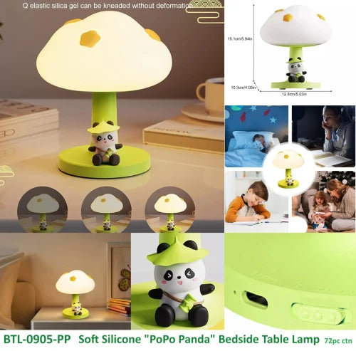 Soft Silicone “PoPo Panda” Bedside Table Lamp – BTL-0905-PP