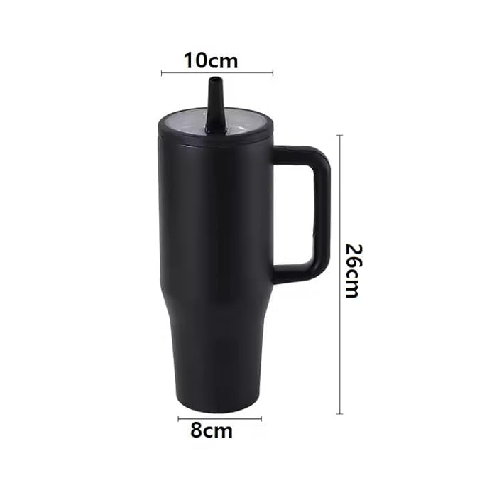 Tumbler with foldable straw - 1200 ML Leakproof