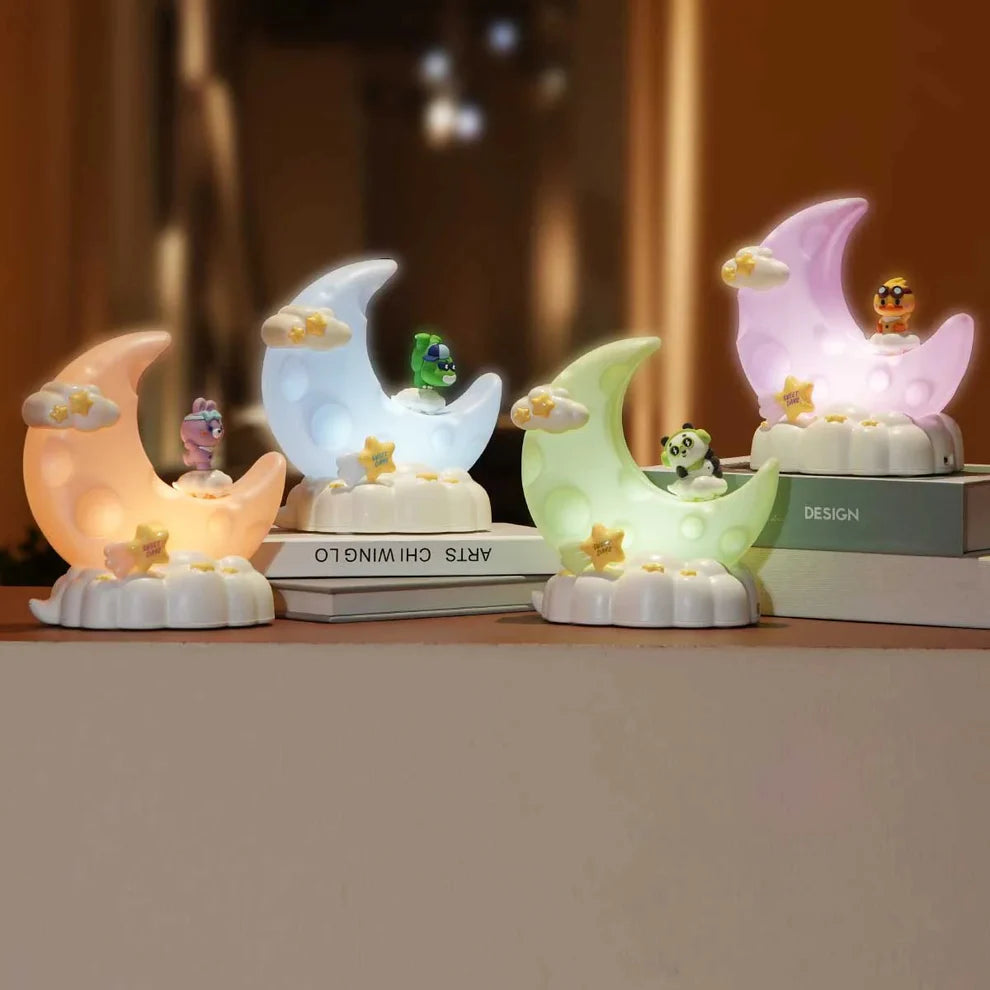 Cute Cartoon Pet Moon LED Lamp